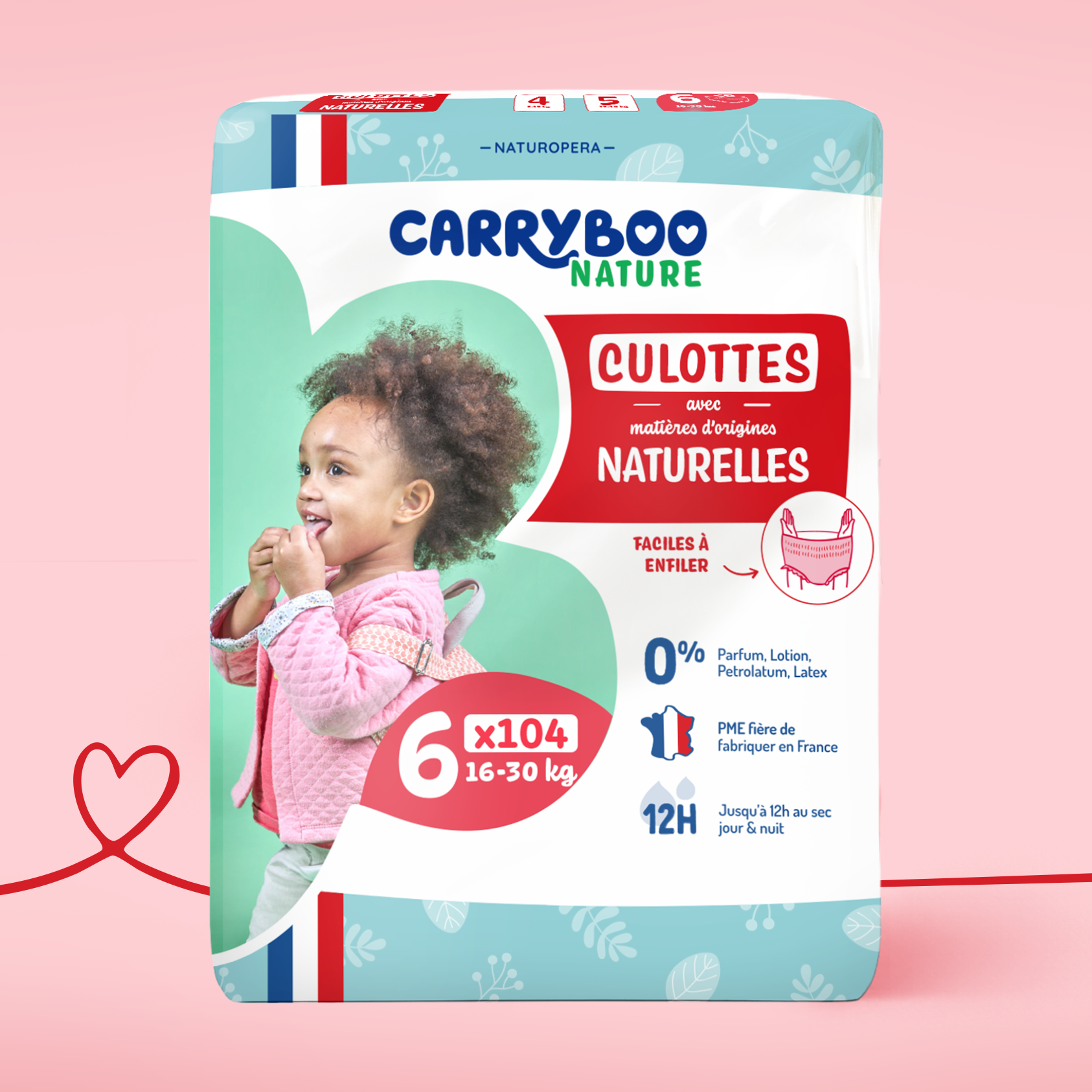 Lot De 6 Couches Lavables Kolo + 6 Inserts Bambou + Sac à Langer - Écologiques Et Économiques Pour Bébé 3,5-13kg