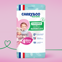 Couches Bébé Écologiques Carryboo Nature - Taille 4