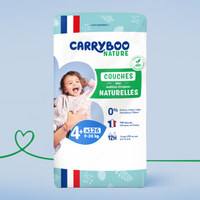 Couches Bébé Écologiques Carryboo Nature - Taille 4 plus