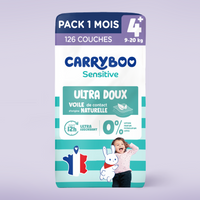 Couches Bébé Écologiques Carryboo Sensitive - Taille 4 plus