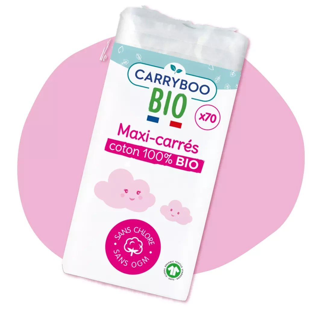 Achat Promotion Carryboo Family Pads de Coton 100% Bio Format familial.