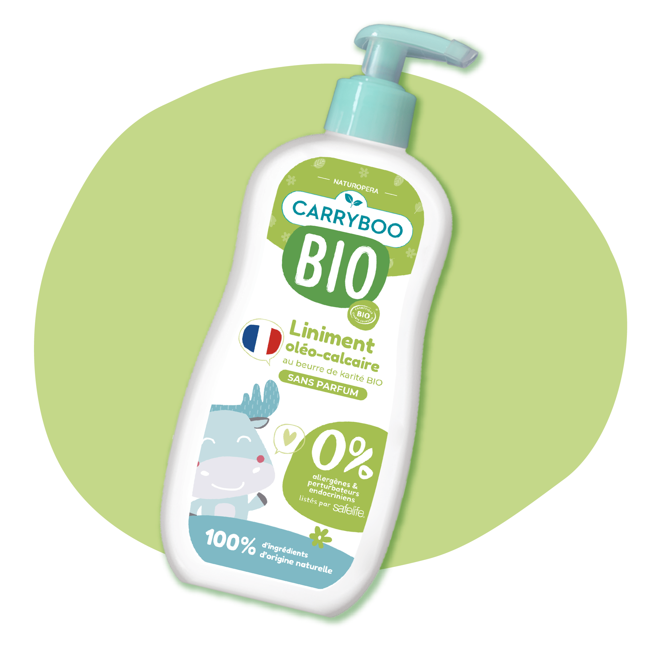 Le liniment bio fait en France, essentiel pour la toilette de bébé