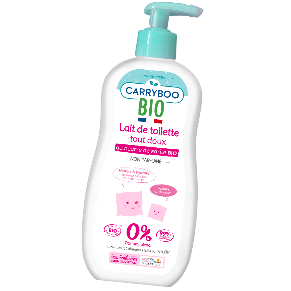 Le Lait De Toilette Tout Doux Au Beurre De Karite Bio Made In France