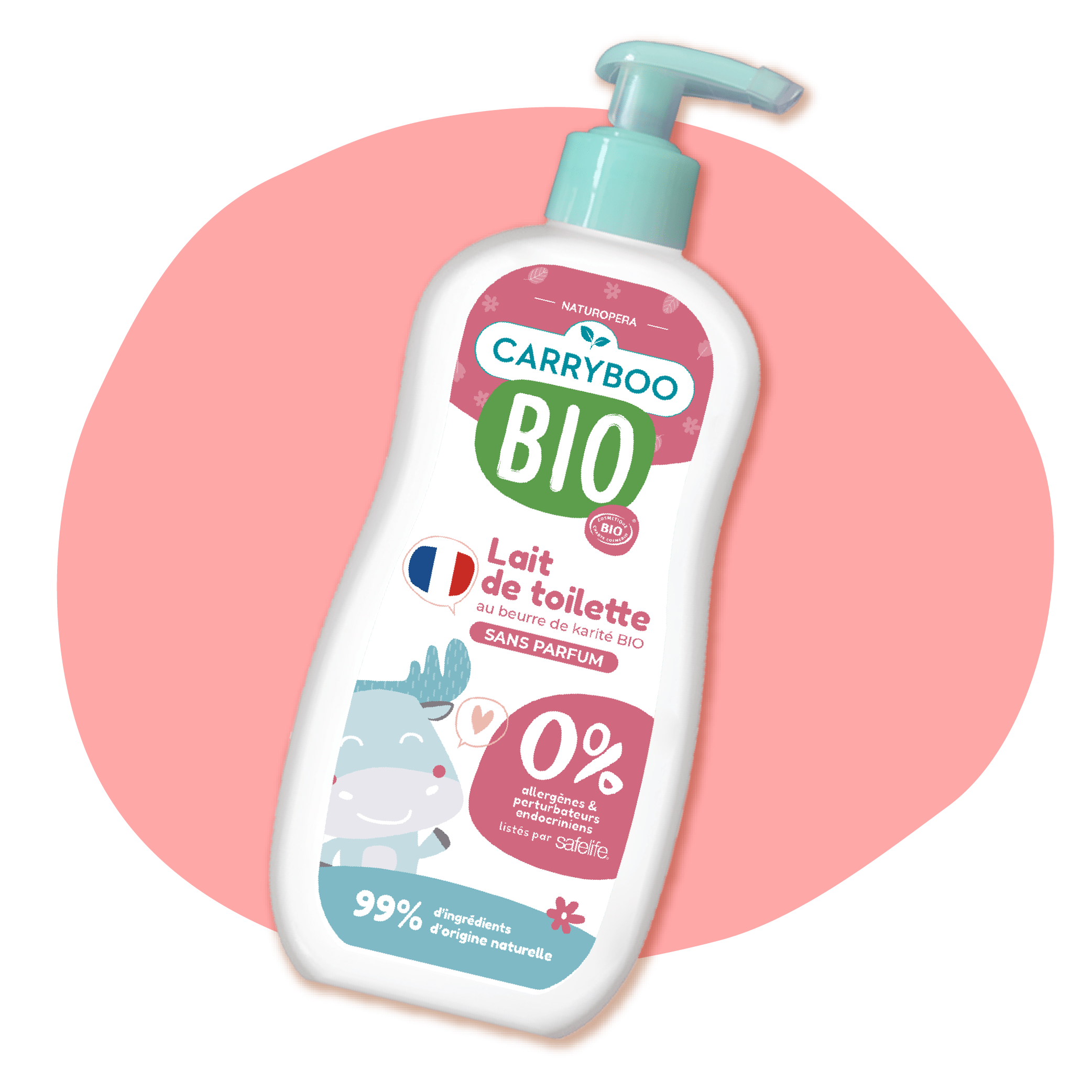 Lait de Toilette Bébé - Bio et naturel - WoMum