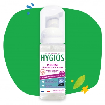 Mousse mains désinfectante 100% végétale