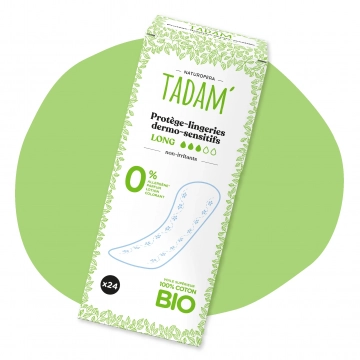Protège-lingeries Long en Coton Bio x24 Protège-lingeries Long en Coton Bio x24